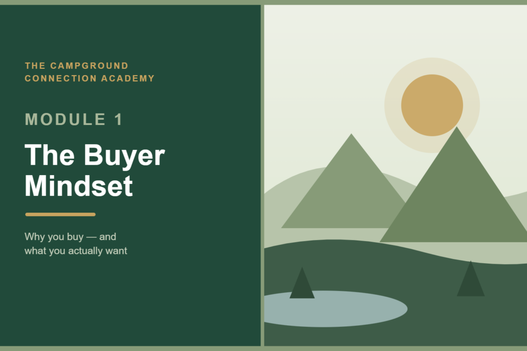 Module 1: The Campground Buyer Mindset
