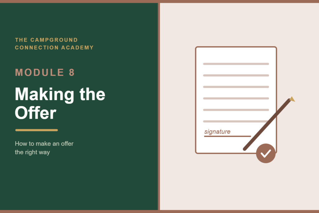 Module 8: How To Make An Offer The Right Way